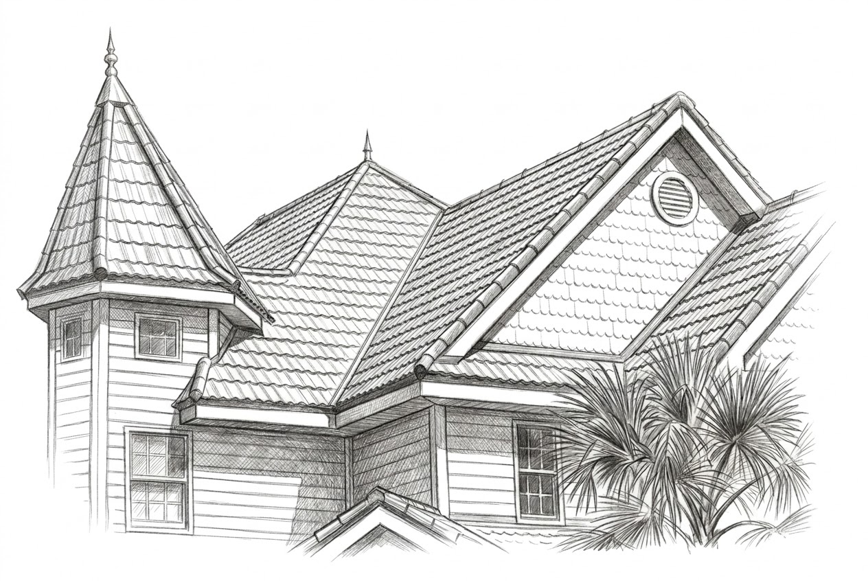 Metal roofing installation by Radick Corporation